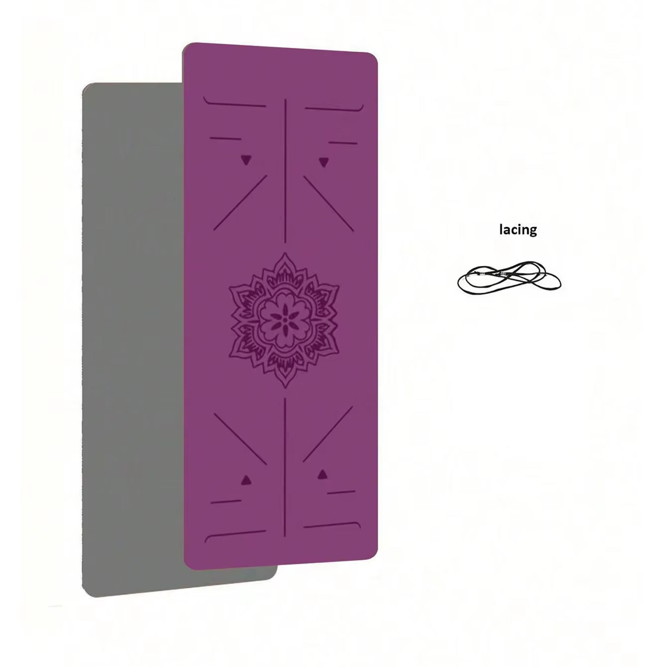 Anti-Slip Yoga MATS, Pilates Fitness MATS, Eco-Friendly, Women'S Yoga MATS, and Exercise MATS Suitable for Home Workouts