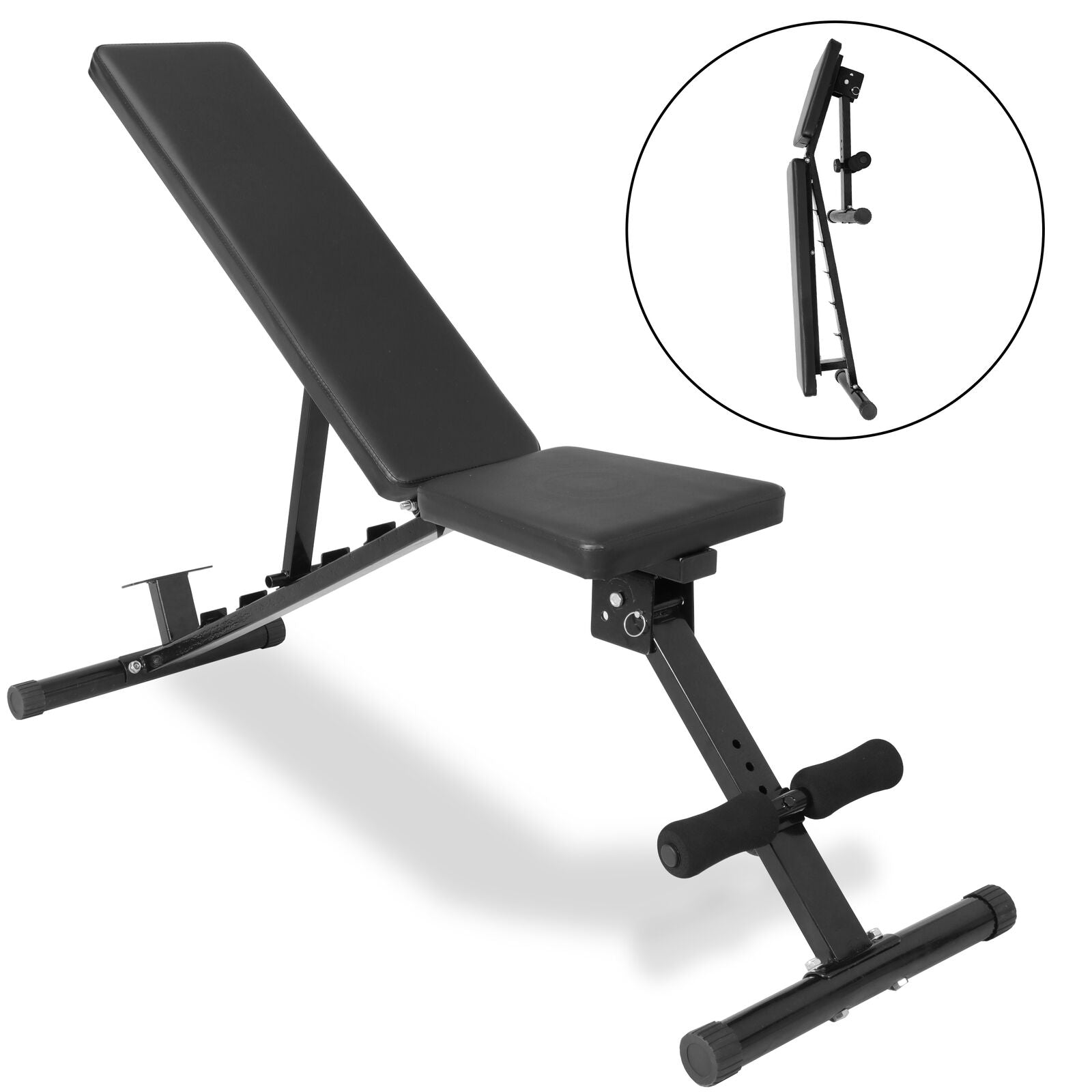 700 Lbs Adjustable Utility Bench Weight Bench Home Gym Fitness Workout Exercise