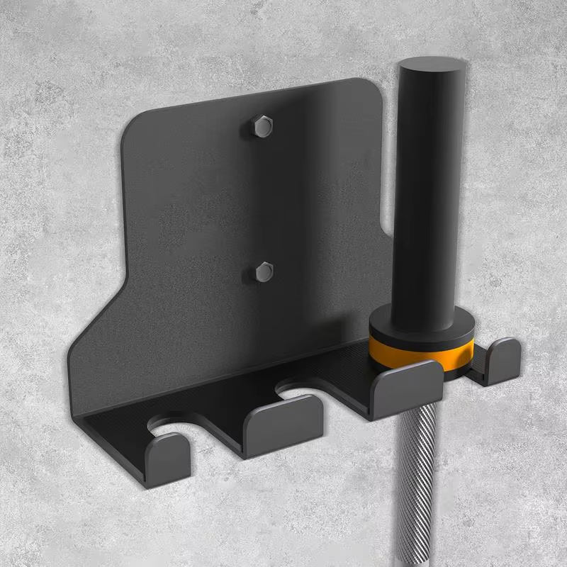 Wall Mount Rod Storage Rack Vertical Hanging Heavy Duty Barbell Storage Hang Pole Home Rack Gym Bar Holder