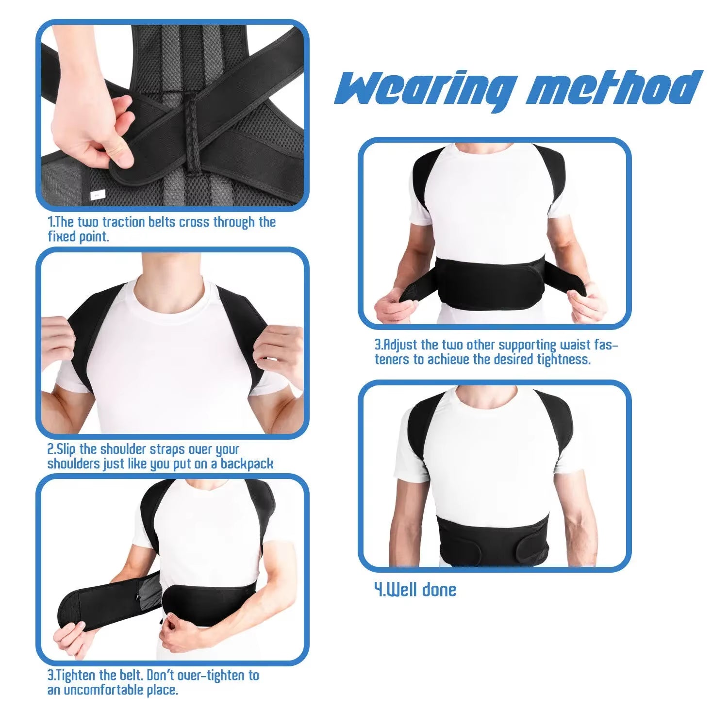 Zentrafit Adjustable spine Support Posture Corrector 