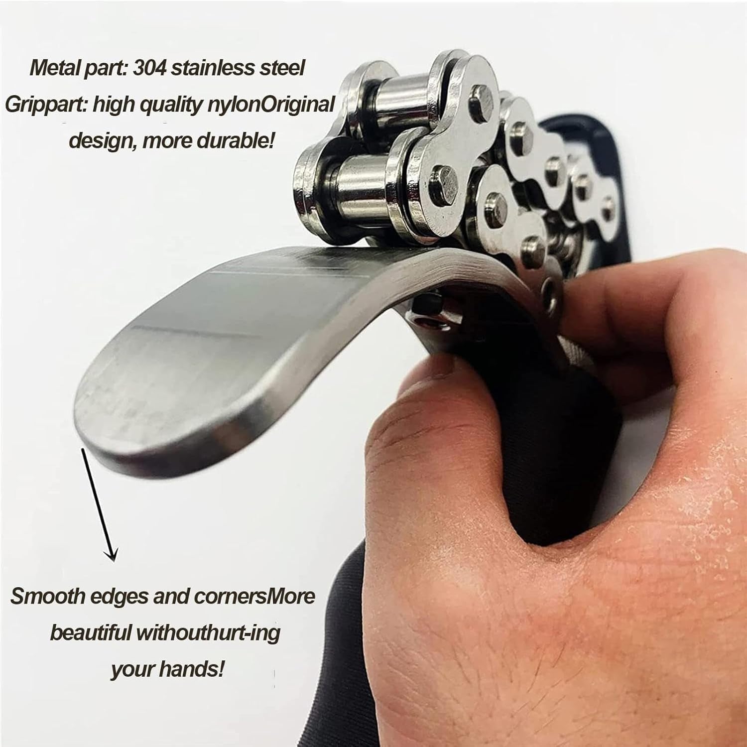 Ultimate Arm Wrestling Pronation Exercise Handles - Heavy-Duty 304 Stainless Steel, 400 Lbs Wrist & Forearm Strength Trainer