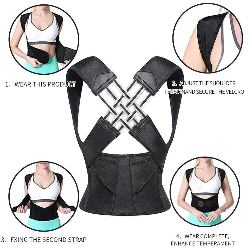 Anti-Hunchback Posture Corrector Student Form Back Corrector with Spine Sitting Posture Corrector Back Posture