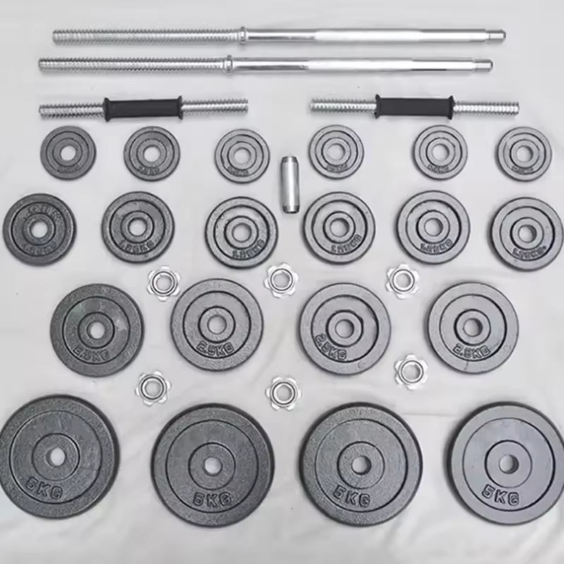 10Kg 15Kg 20Kg 30Kg Gym Home Weightlifting Dumbbells with Box Painted Black Painted Cast Iron Dumbbells Barbell Set.