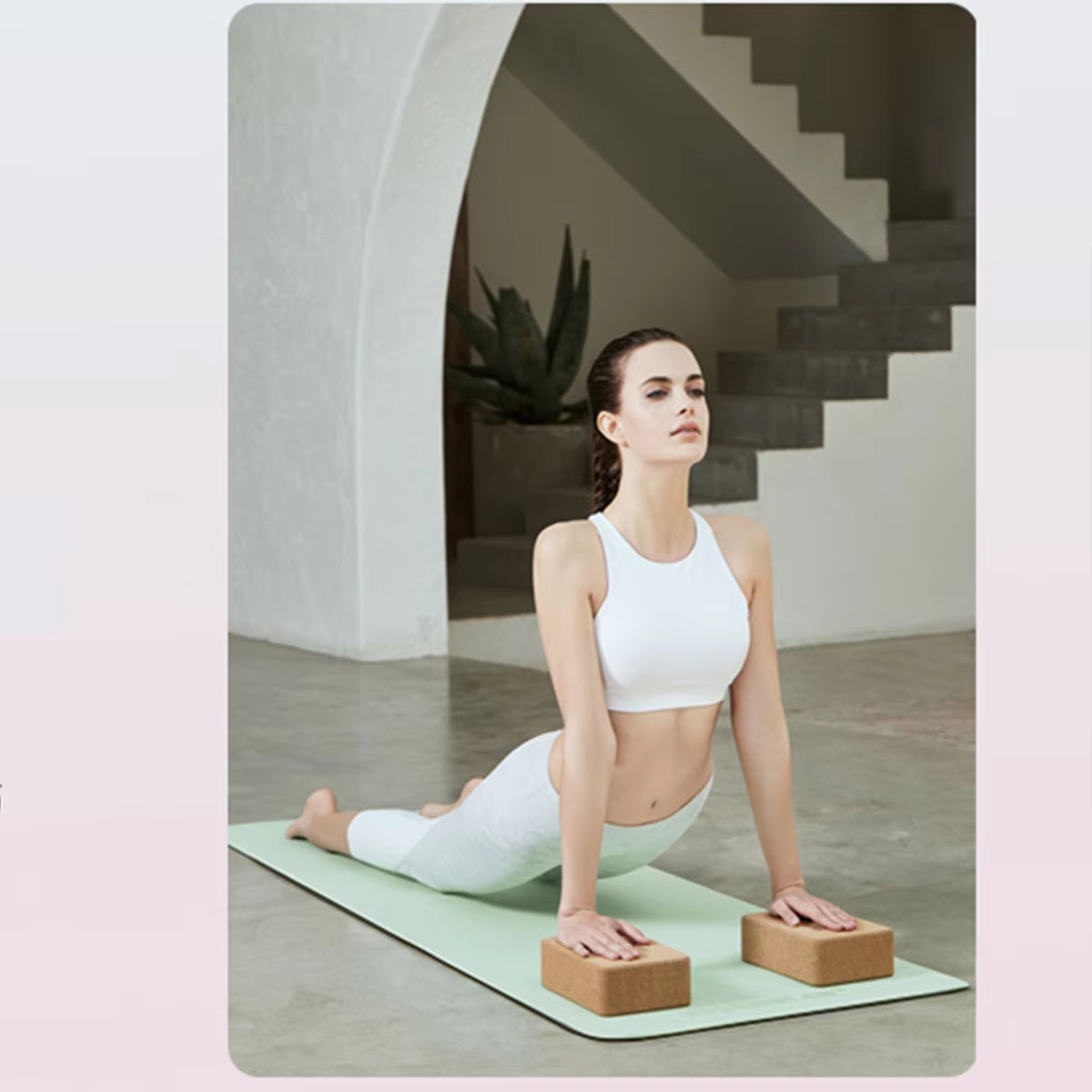 Anti-Slip Yoga MATS, Pilates Fitness MATS, Eco-Friendly, Women'S Yoga MATS, and Exercise MATS Suitable for Home Workouts