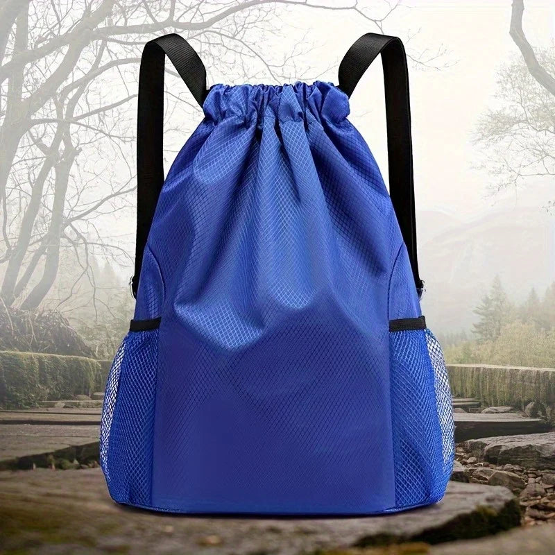Neutral Drawstring Backpack, Large Capacity Sports Bag, Suitable for Travel, Sports, Fitness, Large Capacity Men'S Backpacks