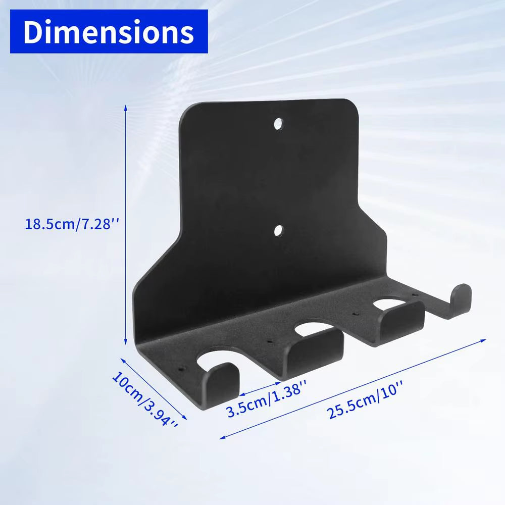 Wall Mount Rod Storage Rack Vertical Hanging Heavy Duty Barbell Storage Hang Pole Home Rack Gym Bar Holder