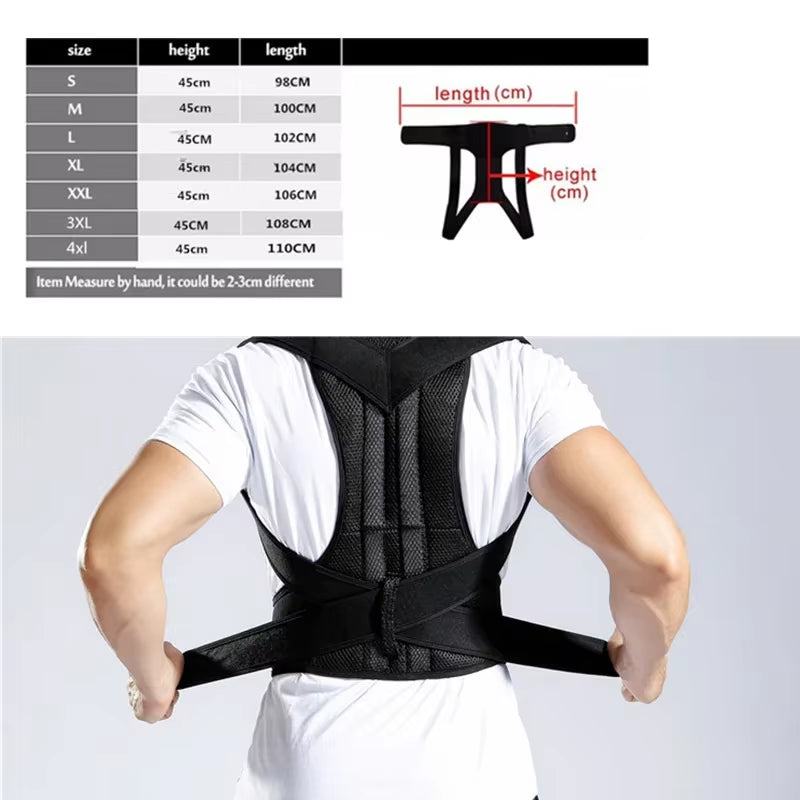 Zentrafit Adjustable spine Support Posture Corrector 